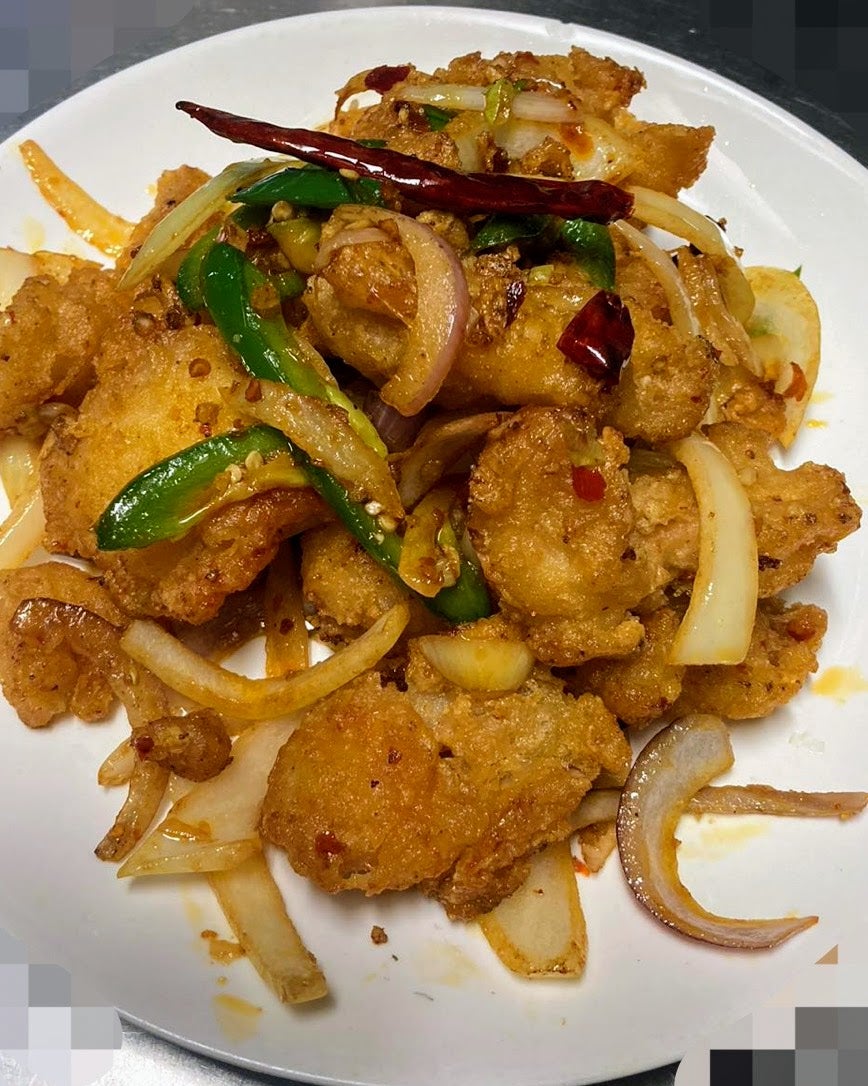 C9 香酥鱼片/Crispy Golden Fish Chunks🌶️ | 川记J2C SICHUAN